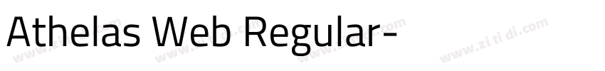 Athelas Web Regular字体转换